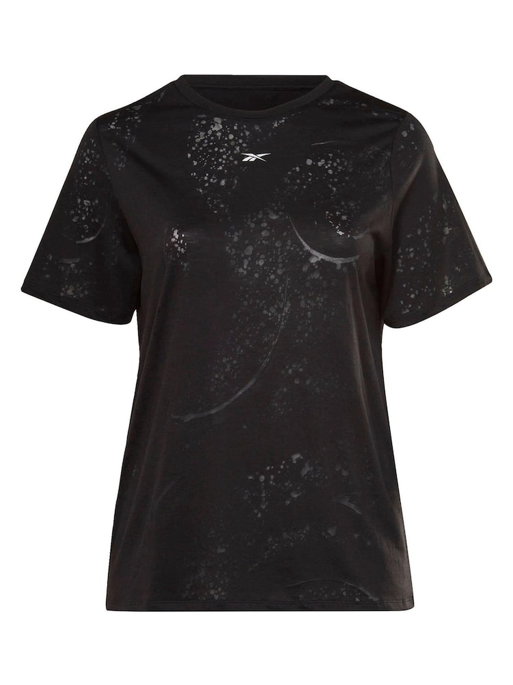 Reebok Plus Size Black Burnout T-Shirt - Image 6 of 6
