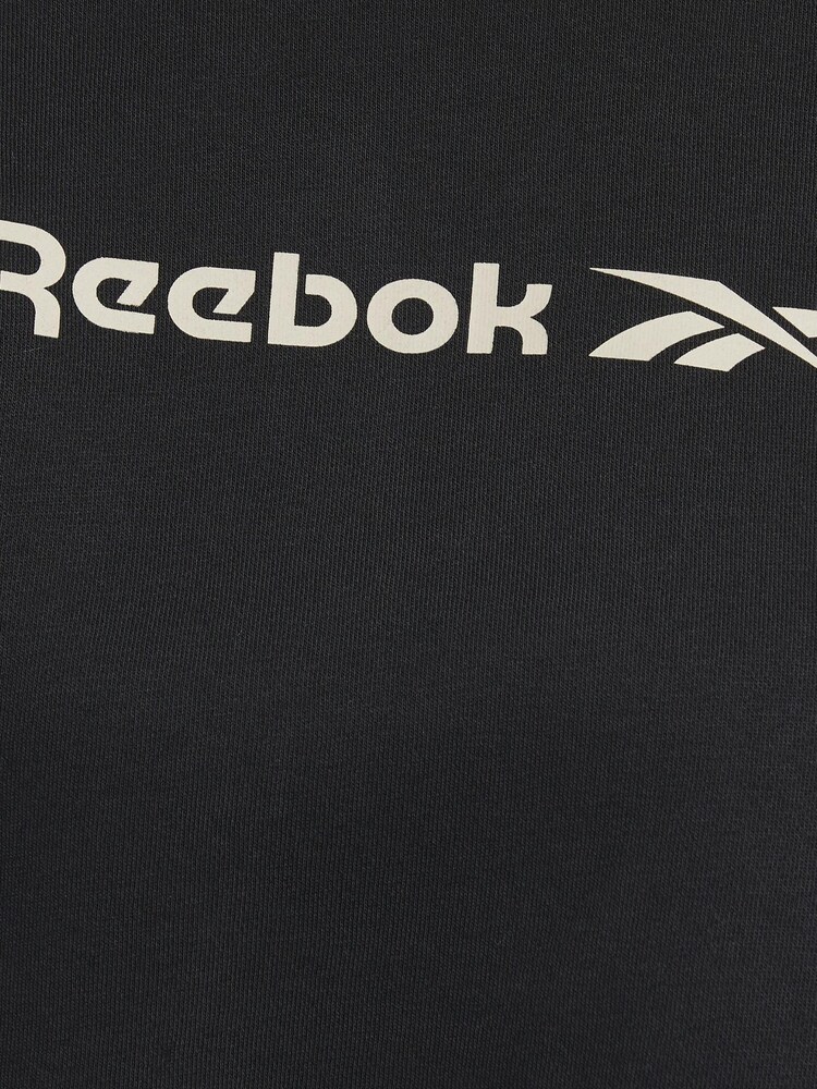 Reebok Classics Reworked Black Crop Sweatshirt - Image 7 of 7