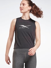 Reebok Black Workout Ready Supremium Tank Top - Image 1 of 4