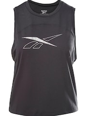 Reebok Black Workout Ready Supremium Tank Top - Image 4 of 4
