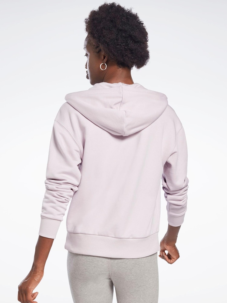 Reebok Purple Identity Zip-Up Track Top - Image 2 of 4