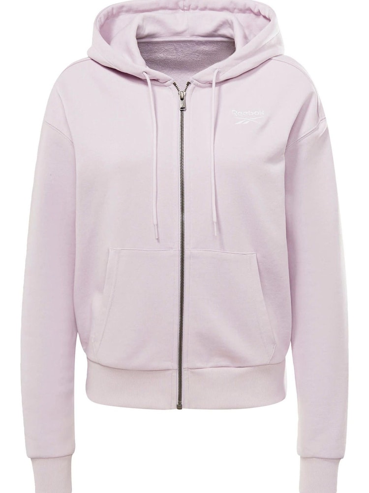 Reebok Purple Identity Zip-Up Track Top - Image 4 of 4