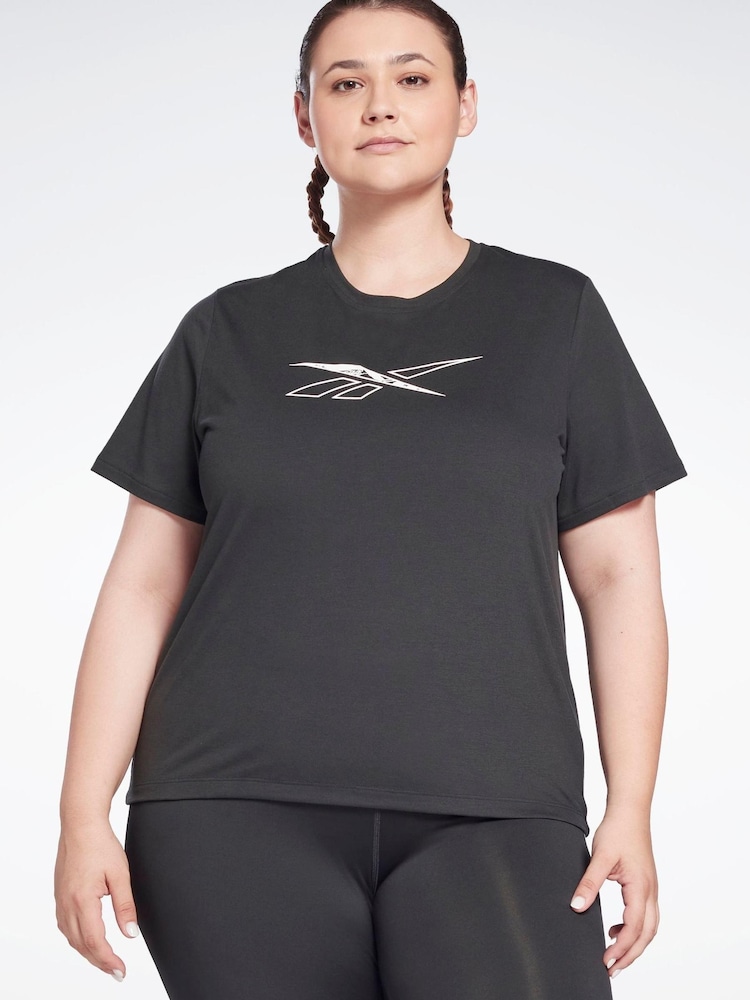 Reebok Black Workout Ready Supremium T-Shirt - Image 1 of 5
