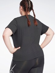 Reebok Black Workout Ready Supremium T-Shirt - Image 3 of 5