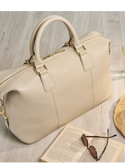 Creme - Osprey London The Adaline Reisetasche aus Leder - Bild 13 von 17