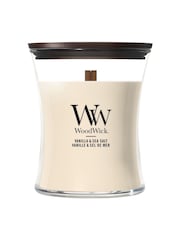 Woodwick Cream Medium Hourglass 1 Wick Candle - Image 1 of 1