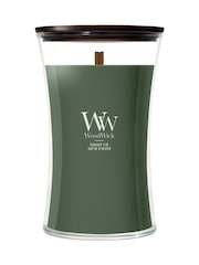 Woodwick Green Medium Hourglass 1 Wick Large Candle - Image 3 of 3