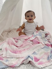 aden + anais Dream Blanket Silky Soft Muslin Florentine - Image 3 of 6