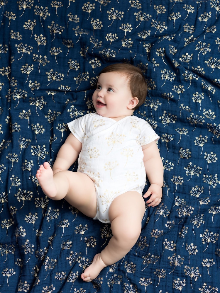 aden + anais Natural Dream 100% Cotton Muslin Blanket - Image 2 of 7