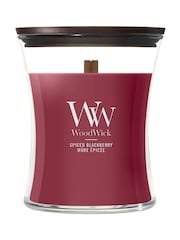 Woodwick Red Medium Hourglass 1 Wick Candle - Image 1 of 1