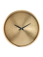 Pacific Antique Brass Round Wall Clock - Image 4 of 5