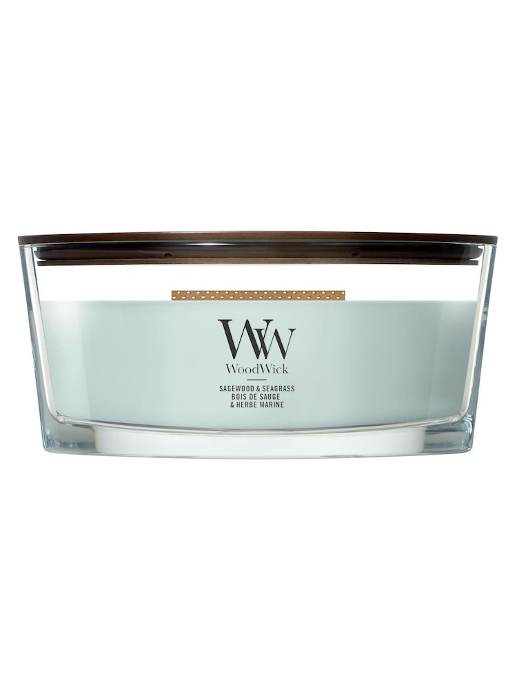Woodwick Blue Ellipse Candle - Image 1 of 1