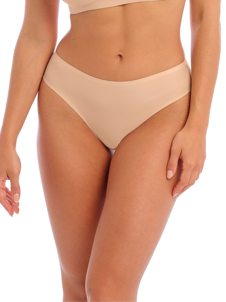 Fantasie Natural Thong Lace Ease Invisible Stretch Knickers - Image 1 of 1 Fantasie Natural Thong Lace Ease Invisible Stretch Knickers - Image 1 of 1