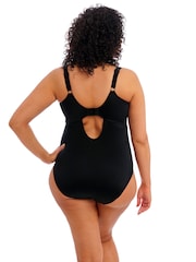 Elomi Black Plain Sailing Non Wired Plunge Swimsuit - Image 3 of 5
