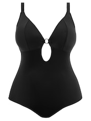 Elomi Black Plain Sailing Non Wired Plunge Swimsuit - Image 5 of 5