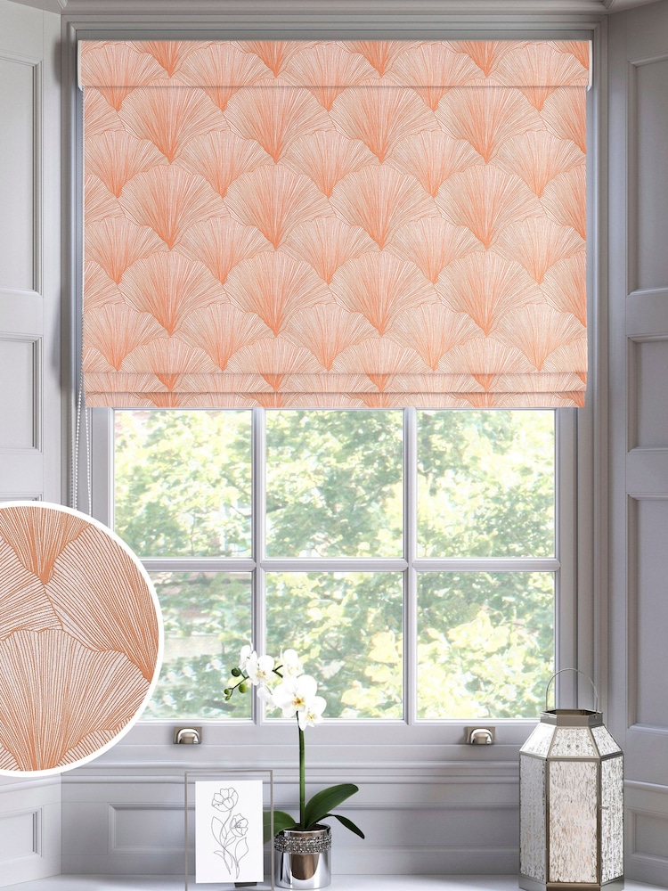 Orange Merritt Made To Measure Roman Blind - Image 1 of 6