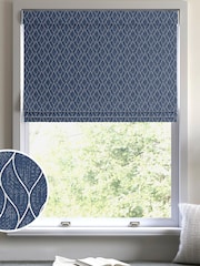 Blue Molton Made To Measure Roman Blind - Image 1 of 6