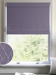 Purple Molton Made To Measure Roman Blind - Image 1 of 6