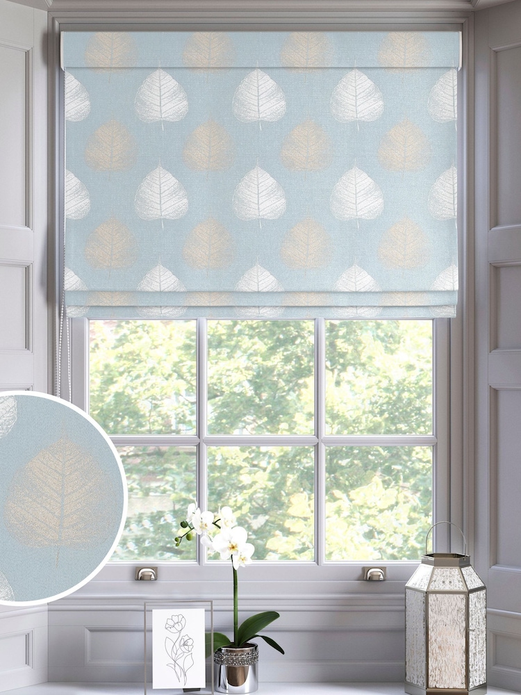 Blue Niven Made To Measure Roman Blind - Image 1 of 6