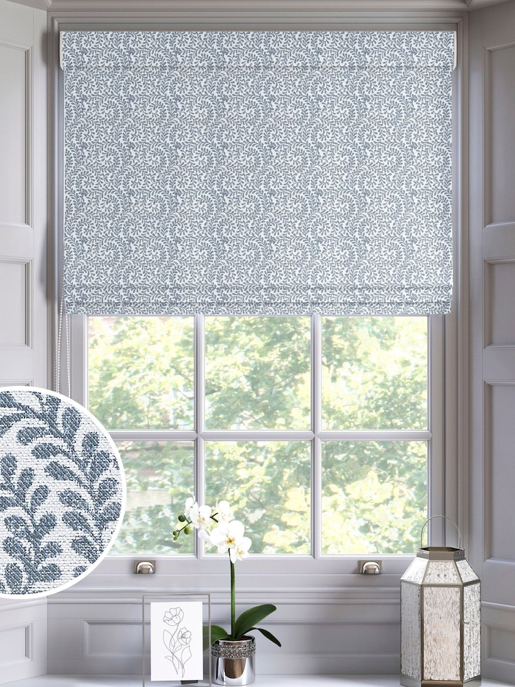 Blue Portia Made To Measure Roman Blind - Image 1 of 6