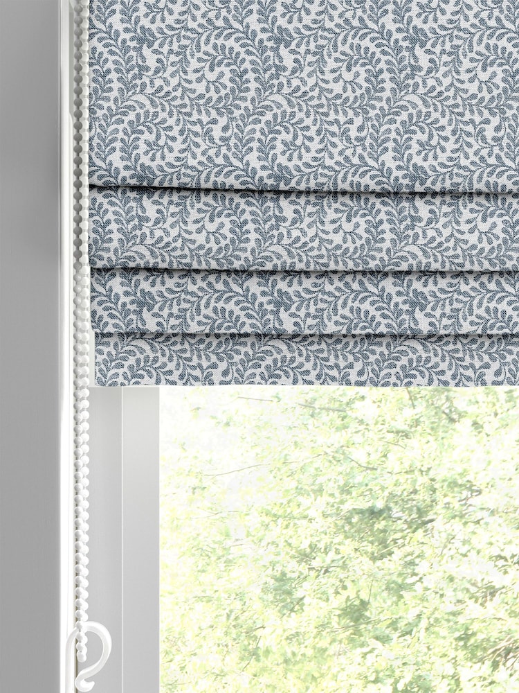 Blue Portia Made To Measure Roman Blind - Image 2 of 6