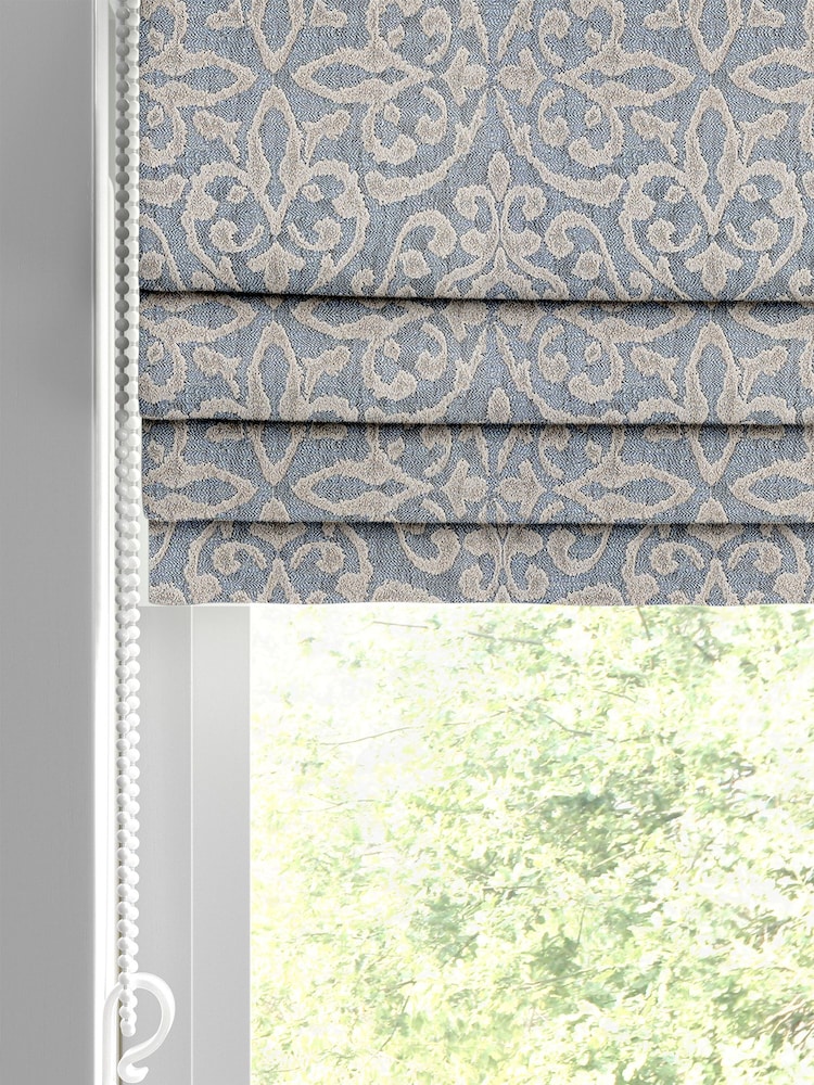 Blue Renna Made To Measure Roman Blind - Image 2 of 6