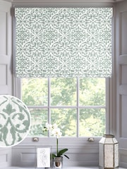 Green Renna Made To Measure Roman Blind - Image 1 of 6