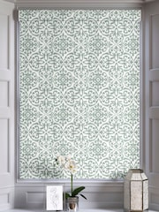 Green Renna Made To Measure Roman Blind - Image 5 of 6