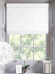 Silver Renna Made To Measure Roman Blind - Image 1 of 6