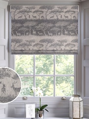 Black Scenery Made To Measure Roman Blind - Image 1 of 6