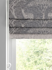 Black Scenery Made To Measure Roman Blind - Image 2 of 6