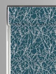 Teal Blue Sidley Made To Measure Roman Blind - Image 3 of 5