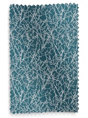 Teal Blue Sidley Made To Measure Roman Blind - Image 5 of 5