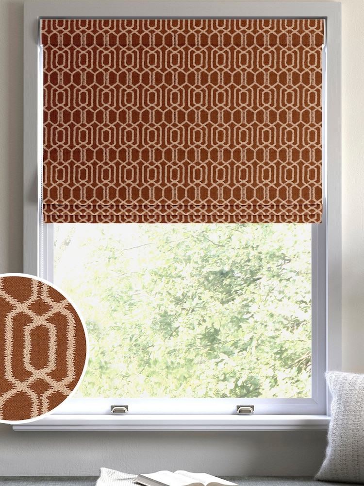 Orange Walter Made To Measure Roman Blind - Image 1 of 6