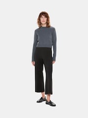 Whistles Black Camilla Wide Leg Trousers - Image 2 of 3