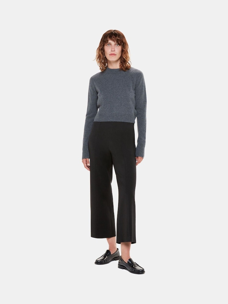 Whistles Black Camilla Wide Leg Trousers - Image 2 of 3