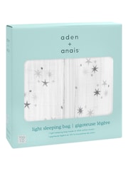 aden + anais White 100% Cotton Sleeping Bag - Image 2 of 5