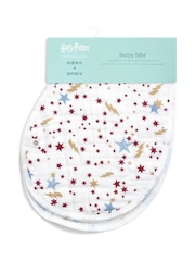 aden + anais White 100% Cotton Harry Potter Iconic Burpy Bib - Image 2 of 5