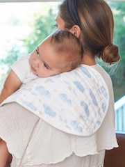 aden + anais White 100% Cotton Harry Potter Iconic Burpy Bib - Image 4 of 5