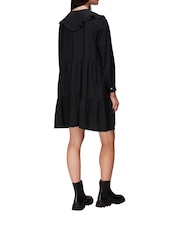 Whistles Willa Black Frill Trapeze Dress - Image 2 of 4