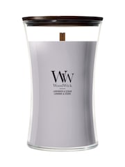 Woodwick Lilac Medium Hourglass 1 Wick Large Candle - Image 6 of 6