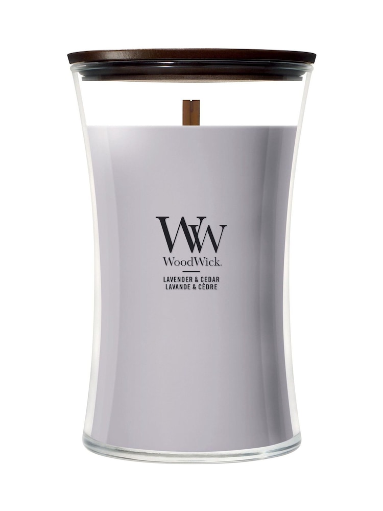Woodwick Lilac Medium Hourglass 1 Wick Large Candle - Image 6 of 6 Woodwick Lilac Medium Hourglass 1 Wick Large Candle - Image 6 of 6