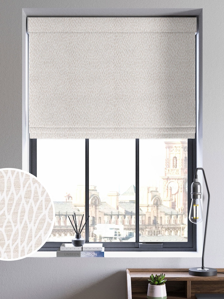 Cream Lulle Made To Measure Roman Blind - Image 1 of 6