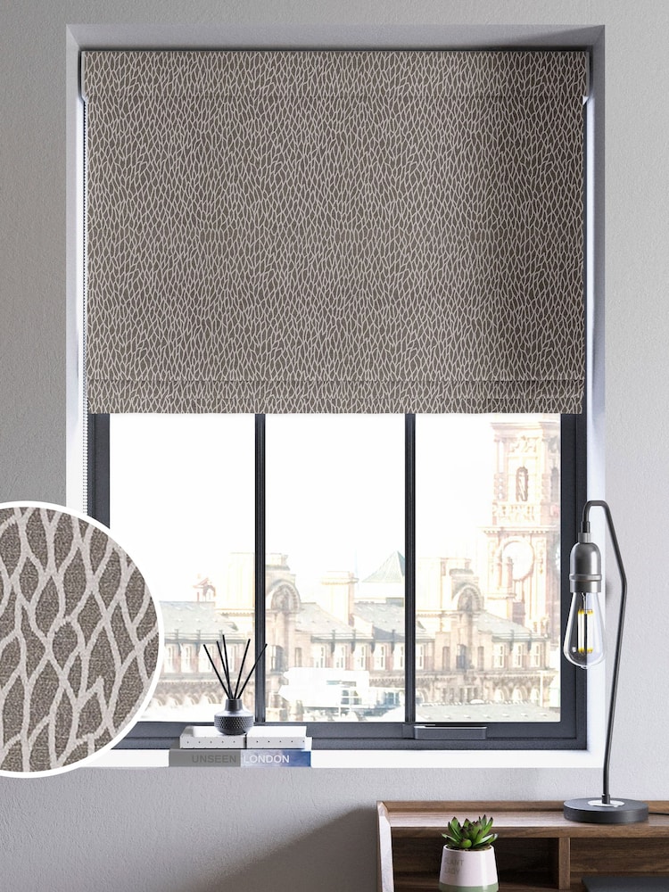 Grey Lulle Made To Measure Roman Blind - Image 1 of 6