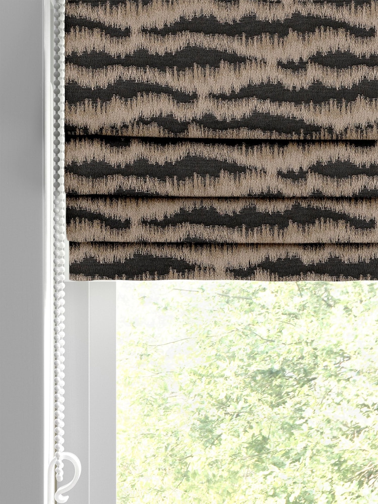 Black Motte Made to Measure Roman Blind - Image 2 of 6