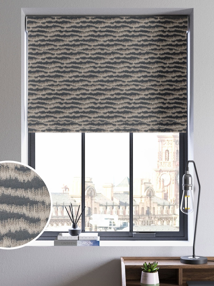 Grey Motte Made To Measure Roman Blind - Image 1 of 6
