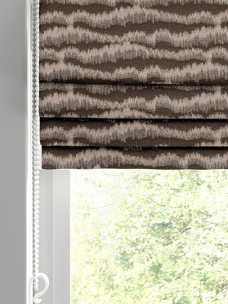 Brown Motte Made To Measure Roman Blind - Image 2 of 6