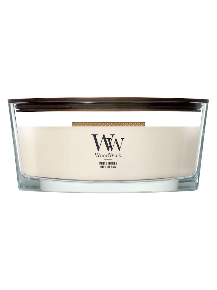 Woodwick Cream Ellipse Candle - Image 1 of 1 Woodwick Cream Ellipse Candle - Image 1 of 1