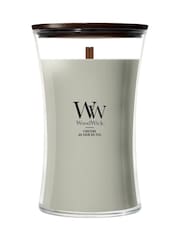 Woodwick Grey Medium Hourglass 1 Wick Large Candle - Image 1 of 1