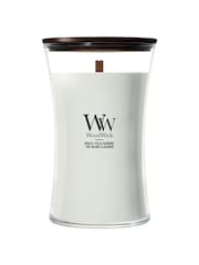 Woodwick Grey Medium Hourglass 1 Wick Large Candle - Image 1 of 1
